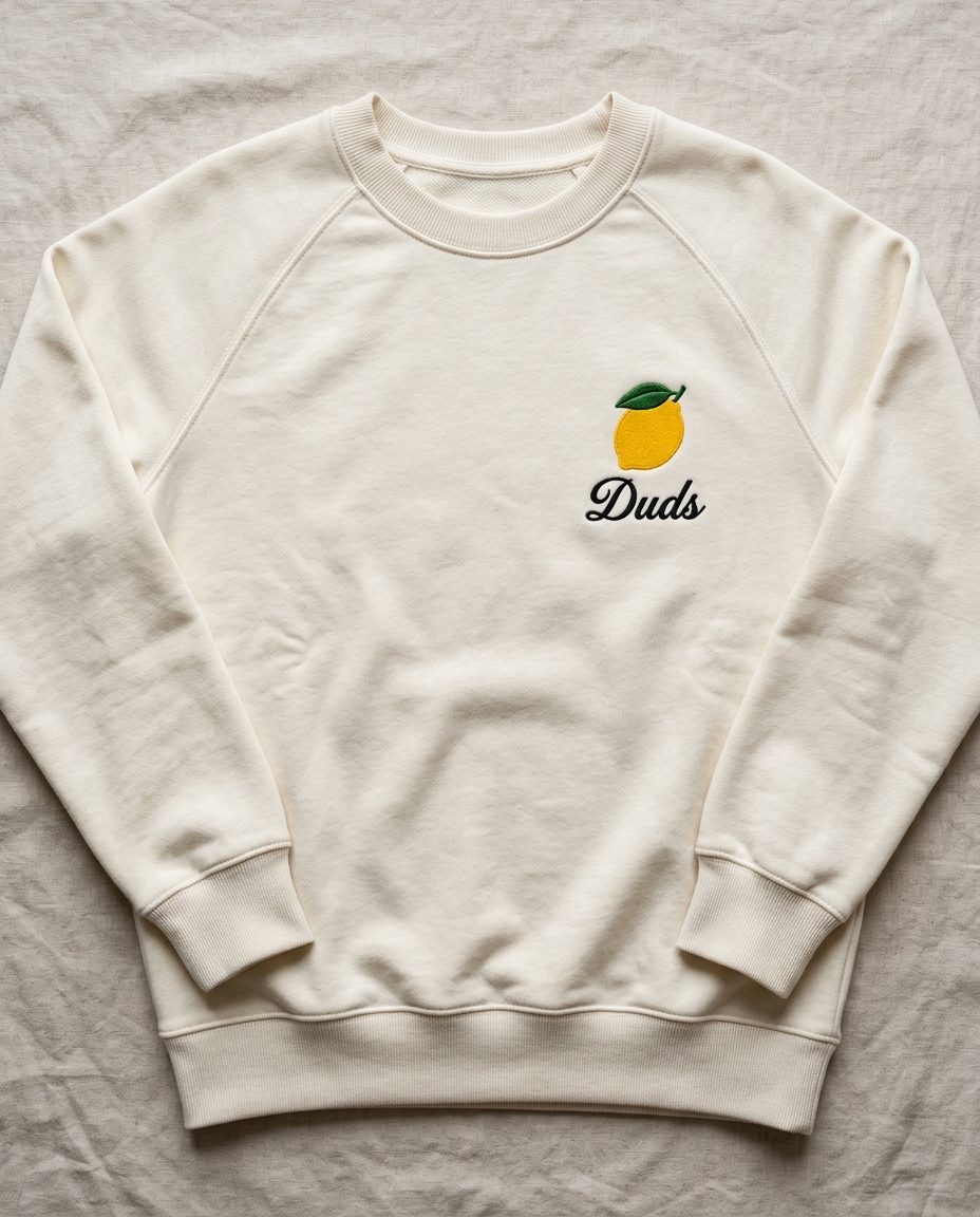Embroidered Crew